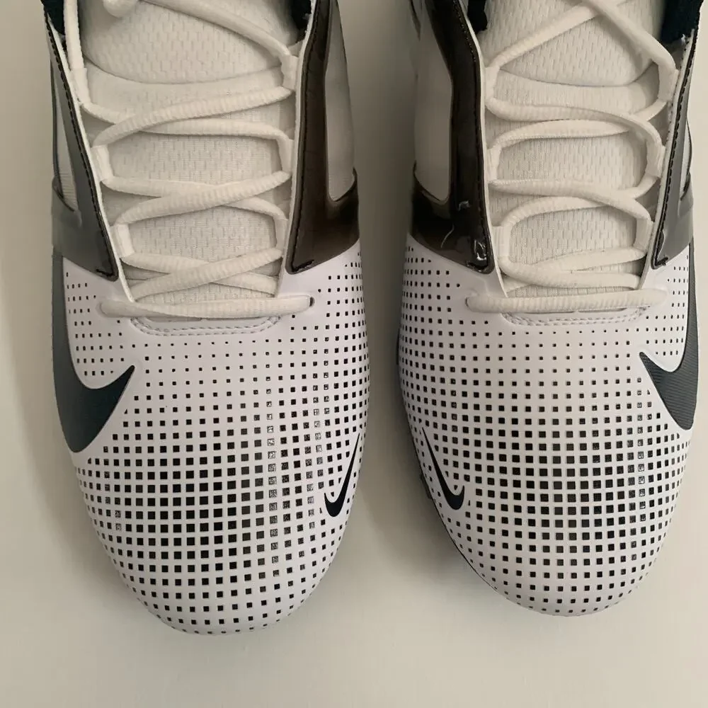 Nike Men's Size 13.5 Air Alpha Menace 4 Pro Football Cleats White FZ7702-105 New